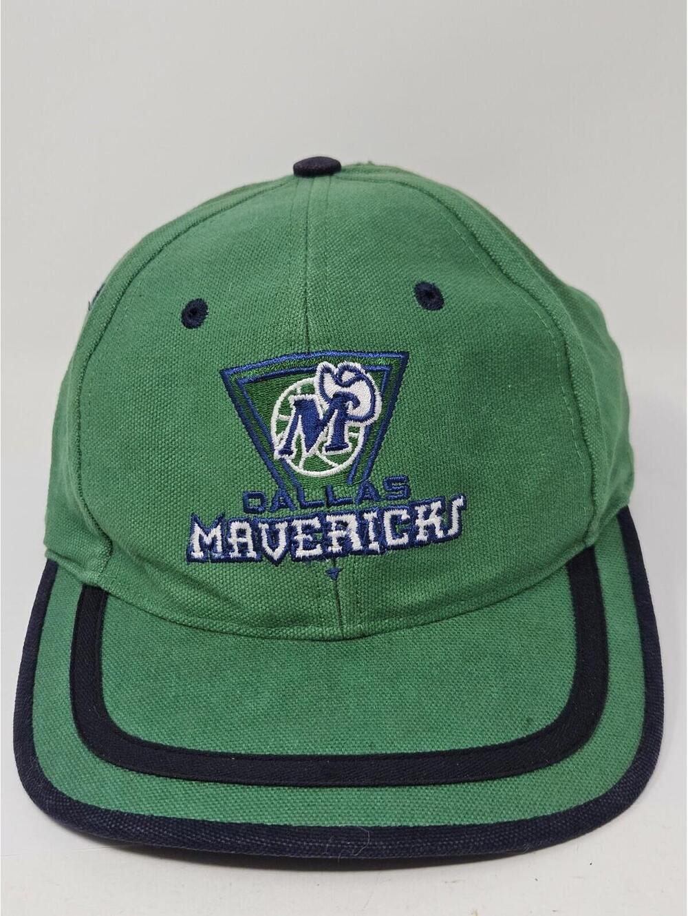 Vintage Dallas Mavericks Hat Cap Strap Back NBA Basketball Puma Mens 90s W Tags